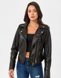 Celine Biker Leather Jacket - image 2 of 6 in carousel